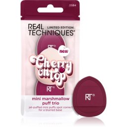 Real Techniques Cherry On Top Mini Marshmallow Puff Trio burete pentru machiaj