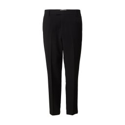 DAN FOX APPAREL Pantaloni cu dungă 'Justus' negru