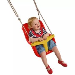 DeLux leagăn pentru bebeluși - roșu-galben