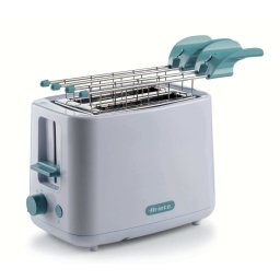 Prajitor de paine Ariete BREAKFAST 0157/04, 760W, 2 felii, Buton stop, 7 trepte, Tava pentru firimituri detasabila, Alb