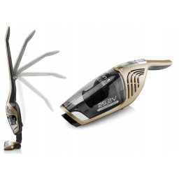 Aspirator vertical ETA745390000, 2 trepte de viteza, 25.2 V, Filtru HEPA, Fără sac, 0,55 l, Iluminare LED, Auriu