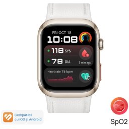 Smartwatch D2 White Composite Leather Strap