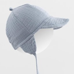 Baby summer muslin cap with visor New Baby jeans