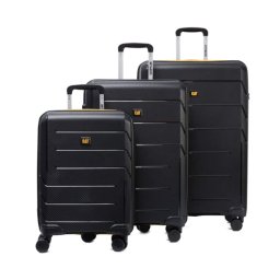 Set 3 trollere CATERPILLAR Cargo Venture, 35L, 59L, 92L, ABS - black