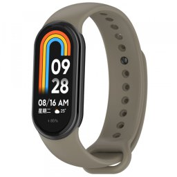 Curea Techsuit W014 pentru Xiaomi Smart Band 10 / 9 / 8, Gri