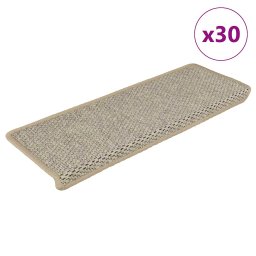 Covorase scara autoadezive aspect sisal 30 buc 65x21x4 cm verde deschis GartenMobel Dekor