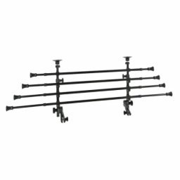 Grilaj telescopic auto pentru caini GRG-9 Compact, 4 sectiuni, 140x55 cm
