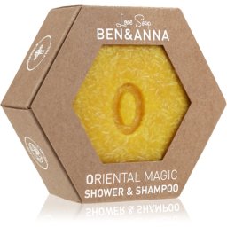 BEN&ANNA Love Soap Shower & Shampoo șampon uscat și gel de duș 2în1 Oriental Magic 60 g