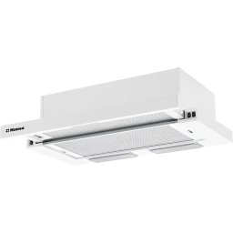 Hota incorporabila telescopica Hansa OTS6251WH, Putere de absorbtie 429 m3/h, 2 motoare, 60 cm, Alb