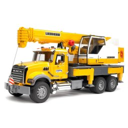Camion MACK Granite cu macara Liebherr, Bruder 02818