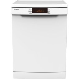 Masina de spalat vase independenta Hansa ZWM 627 WEB, 14 seturi, 7 programe, Clasa E, ZoneWash, Start intarziat, Display LED, 60 cm, Alb