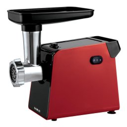 Masina de tocat Samus SMT-1210, 1200 W, 3 site metalice, Rosie + Accesorii de carnati si rosii