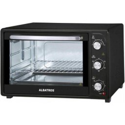 Cuptor electric Albatros A45BC2, 1800 W, Timer, Convectie, 45 litri, Negru