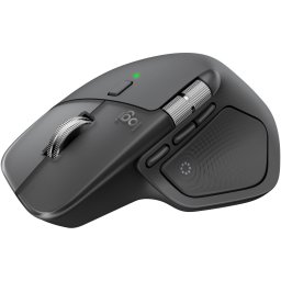 Mouse Wireless Logitech MX Master 4, Silent, USB, BT, Graphite