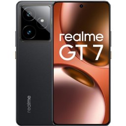 Telefon mobil Realme GT 7, Procesor Mediatek Dimensity 9400e, LTPO AMOLED Capacitive touchscreen 6.78", 12GB RAM, 512GB Flash, Camera Tripla 50+50+8MP, Wi-Fi, 5G, Dual Sim, Android, Negru