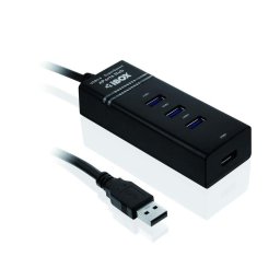 I-BOX HUB USB 3.0, 4 porturi, negru
