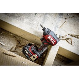 SKIL 3225 JA surubelnita cu impact cu acumulator Compact Brushless, cuplu 250 nm, set 6 biti + geanta de transport, doar corpul