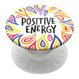 Suport telefon Popsockets PopGrip Positive Energy, design motivational, prindere sigura