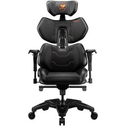 Scaun Gaming CGR-TER, Negru - Portocaliu,135 kg max.Pernita cap Fixa