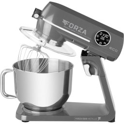 Robot de bucatarie FORZA 6600 Metallo Scuro, 1800 W, 6,5 litri, LCD, sistem de amestecare planetar Gri