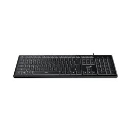 Tastatura SlimStar 820, Cu fir, Layout US, Negru
