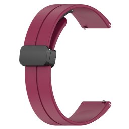Curea pentru Huawei Watch GT 4 (41mm)/W1/Honor Watch S1/Garmin Venu 2S/Vivoactive 4S - Techsuit Watchband 18mm (W011) - Bordeaux