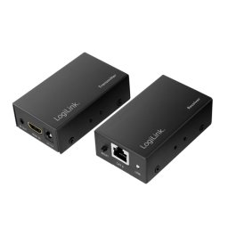 EXTENDER HDMI over LAN LOGILINK, Input: HDMI (T) x 1, Output: RJ45 (M) x 1, , pana la 60m, rezolutie maxima Full HD (1920x1080) la 60 Hz, negru, "HD0023" (timbru verde 0.8 lei)