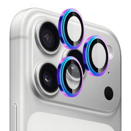 Folie pentru iPhone 17 Pro / iPhone 17 Pro Max - Blueo Sapphire Crystal Original Lens Glass - Colorful