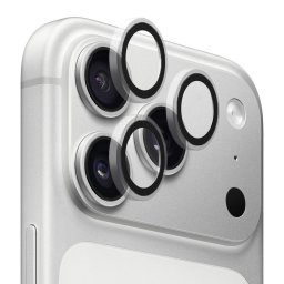 Folie pentru iPhone 17 Pro / iPhone 17 Pro Max - Blueo Original Metal Frame Lens Glass - Transparent