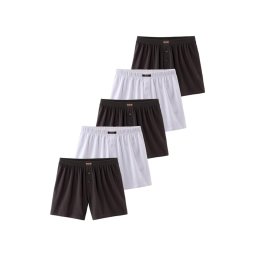 H.I.S Boxeri negru / alb