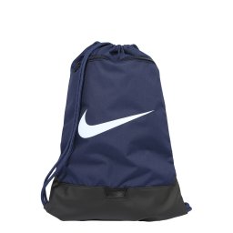 NIKE Sac pentru sport 'Brasilia 9.5' bleumarin / negru / alb