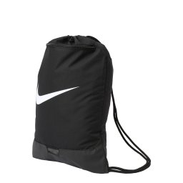 NIKE Sac pentru sport 'Brasilia' negru / alb