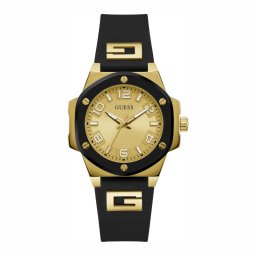 GUESS Ceas analogic auriu / negru