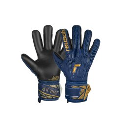 REUSCH Mănuși sport 'Attrakt Freegel' albastru închis / galben muștar / negru
