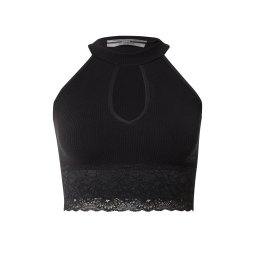 GUESS Top brodat negru