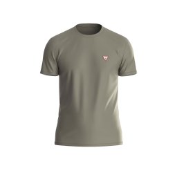 GUESS Tricou verde / sângeriu / alb