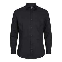 Jack & Jones Plus Cămaşă business 'JJParma' negru