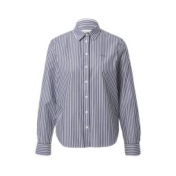 GANT Bluză albastru noapte / alb murdar