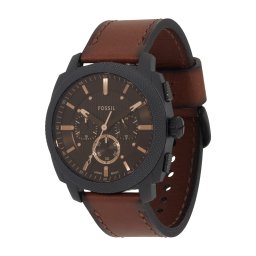 FOSSIL Ceas analogic 'MACHINE' castaniu / negru
