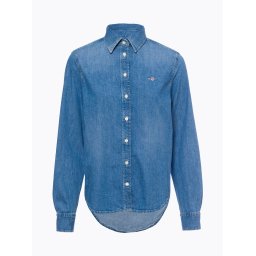 GANT Bluză albastru denim