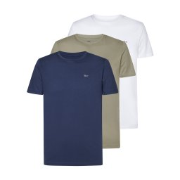 Petrol Industries Tricou 'Sidney' bleumarin / verde deschis / alb