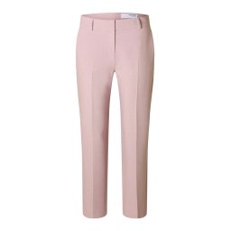 SELECTED Pantaloni cu dungă 'SLFRit-Ria' roz pal