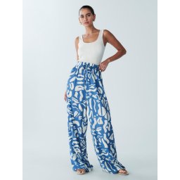 St MRLO Pantaloni 'KADY' albastru / alb