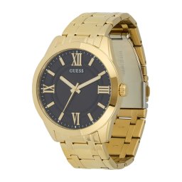 GUESS Ceas analogic 'ELLIOT' auriu / negru