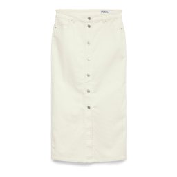 VERO MODA Fustă 'VMWild' alb denim
