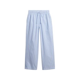 Superdry & Co Pantaloni albastru deschis / alb