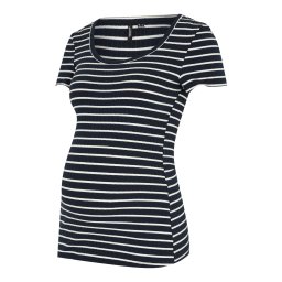 Vero Moda Maternity Tricou 'VMMSEA' bleumarin / alb