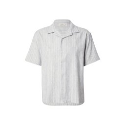Abercrombie & Fitch Cămașă albastru deschis / alb