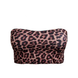 Swim by Zizzi Sutien costum de baie 'Caanne' bej / ciocolatiu / negru