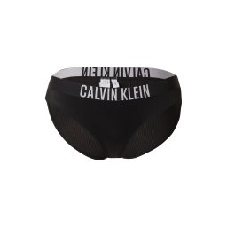 Calvin Klein Swimwear Slip costum de baie negru / alb murdar